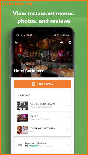 Eat - Restaurant Reservations and Discovery screenshot