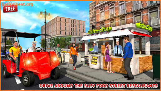 Eat Street Smart Taxi Driving Simulator 2019 screenshot