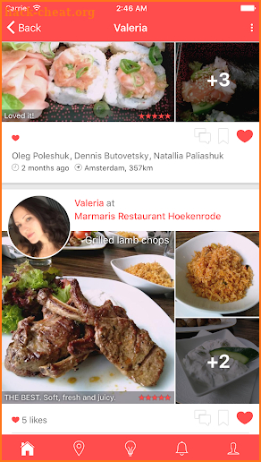 EATELLIA - Eat & Tell. Social network for foodies. screenshot