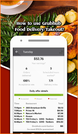 Eats Grubhub Food Delivery Takeout Guide screenshot