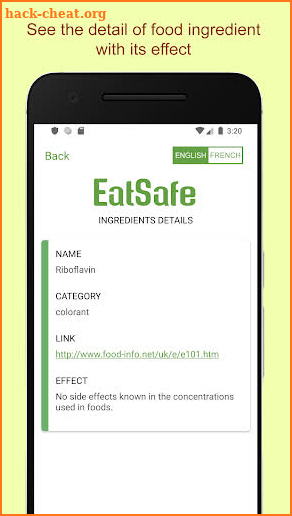 EatSafe screenshot