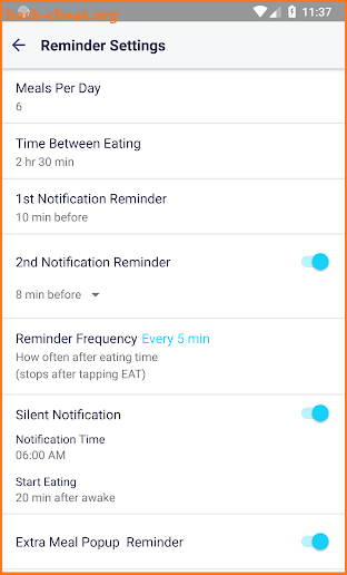 EatWise - Meal Reminder screenshot