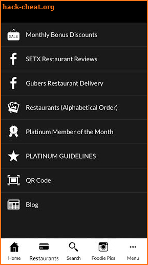 Eatz 365 Platinum Dining Club screenshot