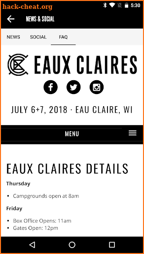 Eaux Claires screenshot