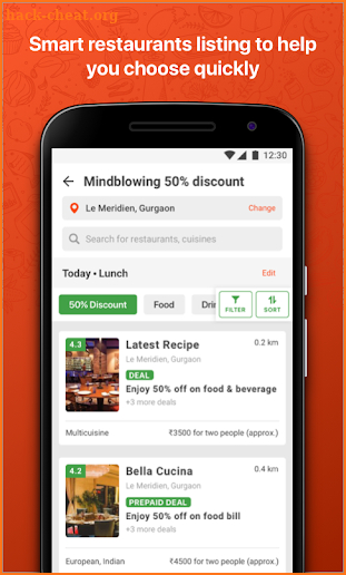 EazyDiner - Best Deals at The Best Restaurants screenshot