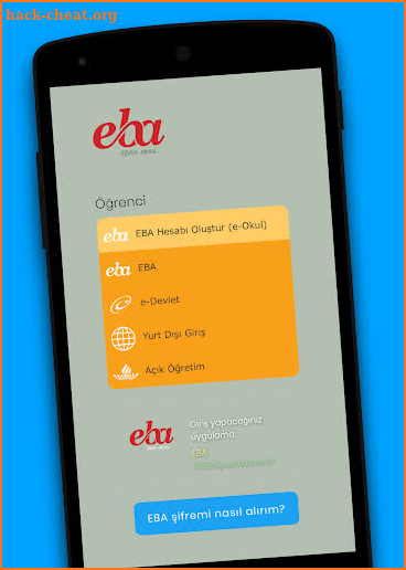 EBA screenshot