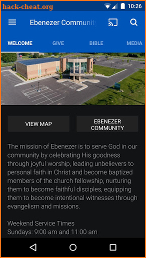 Ebenezer Community Church screenshot