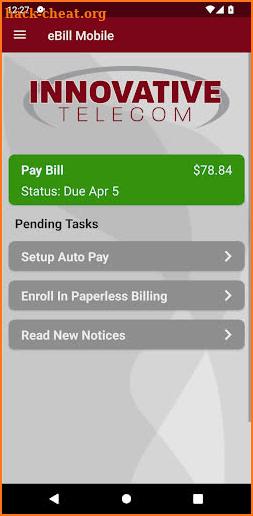 eBill Mobile screenshot