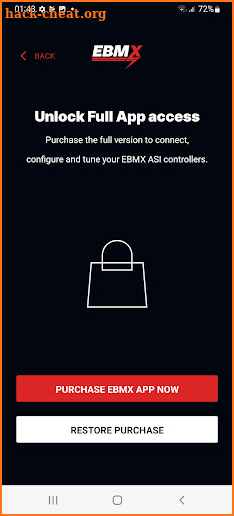 EBMX for ASI controller screenshot