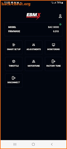 EBMX for ASI controller screenshot
