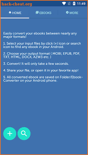 Ebook Converter ‬- Convert EPUB, MOBI, PDF, AZW3 screenshot