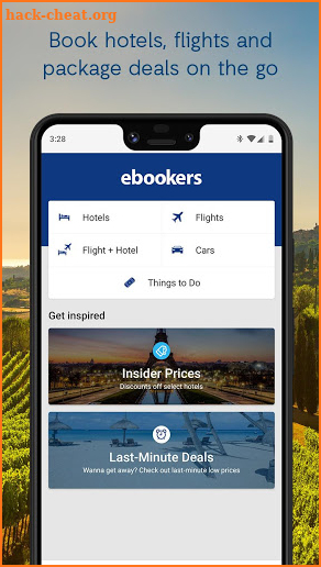 ebookers - Hotels, Flights & Package deals screenshot