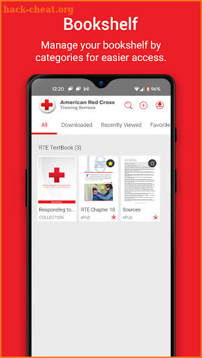 eBooks: American Red Cross screenshot