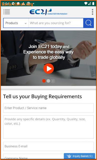 EC21.com - B2B Marketplace screenshot