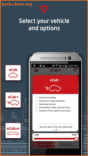 eCab, the new taxi experience screenshot