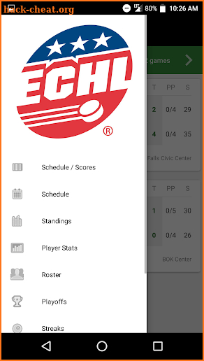 ECHL screenshot