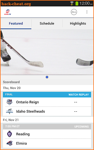 ECHL TV screenshot
