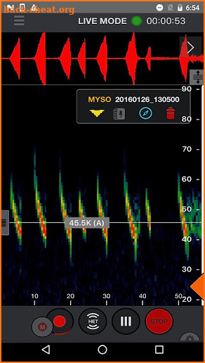 Echo Meter Touch Bat Detector, Recorder & Analyzer screenshot
