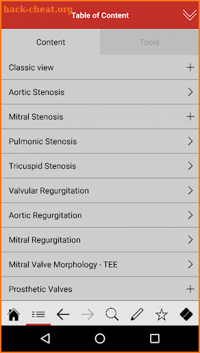 Echocardiography pocketcards screenshot