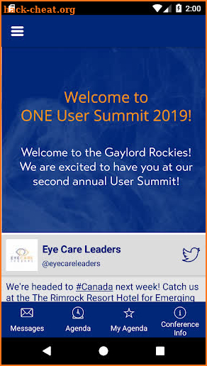 ECL ONE User Summit screenshot