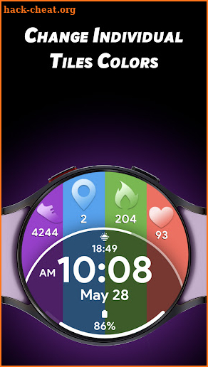 Eclipse Tiles - Watch face screenshot