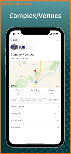 ECNL League screenshot
