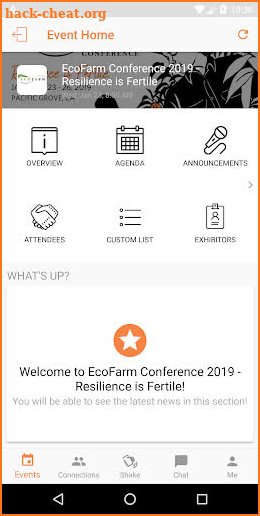 EcoFarm Conference screenshot