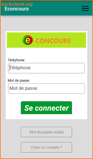 econcours Burkina screenshot
