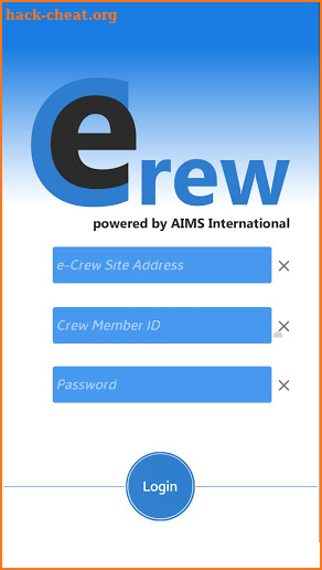 eCrew screenshot