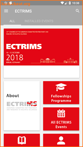 ECTRIMS screenshot