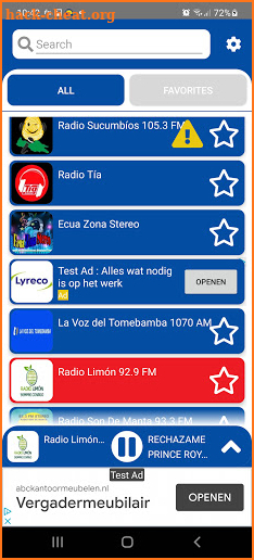 Ecuador Radio – Ecuadorian AM & FM Radio Tuner screenshot