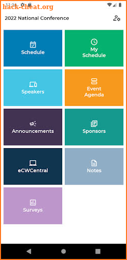 eCW Events screenshot