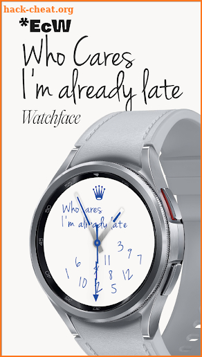 ECW Who Cares Watchface screenshot