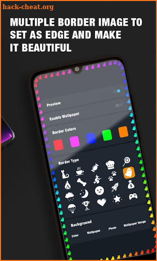 Edge & Border : Lighting Live Wallpaper screenshot