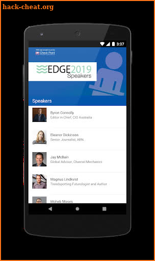 EDGE Conference 2019 screenshot