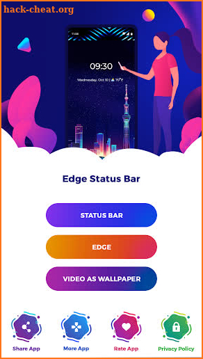 Edge Light Live Wallpaper screenshot