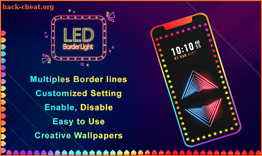 Edge Lighting Live HD Wallpaper - LED Borderlight screenshot
