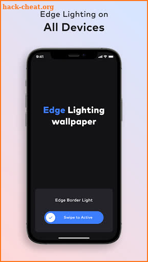 EDGE LIGHTINING MULTICOLORED : EDGE LIVE WALLPAPER screenshot