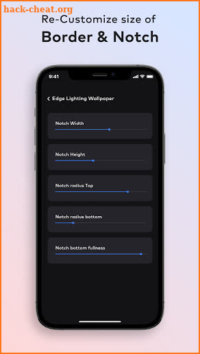 EDGE LIGHTINING MULTICOLORED : EDGE LIVE WALLPAPER screenshot