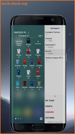 Edge Panel for Fantasy Premier League screenshot