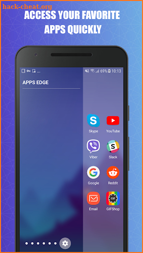 Edge Screen: Sidebar Launcher & Edge Music Player screenshot