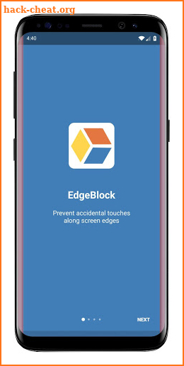 EdgeBlock: Intelligent screen edge touch blocker screenshot