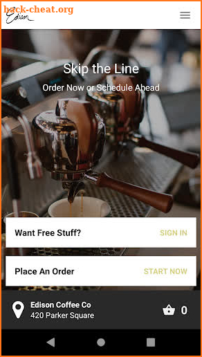 Edison Coffee screenshot