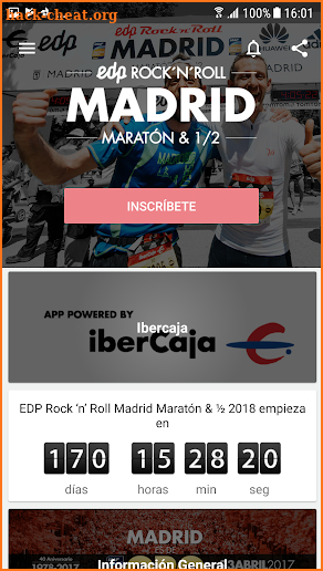 EDP Rock n Roll Madrid Maratón screenshot