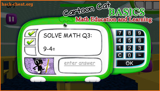 Education & Learning Cartoon Cat Teacher in School screenshot