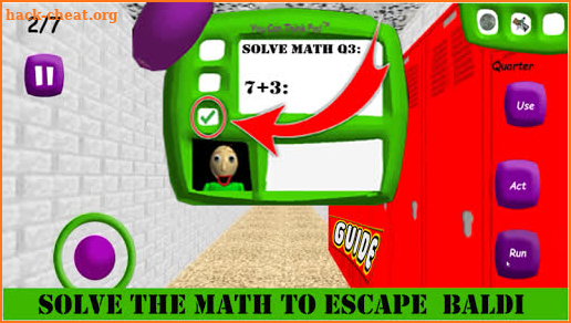 Education and learning with Guide Teacher Math screenshot