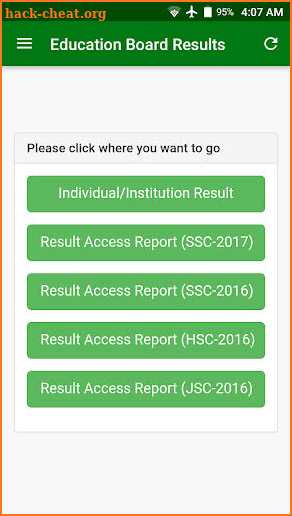 Education Board Results screenshot