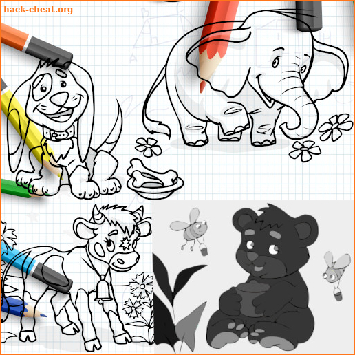 Education kids, baby craft coloring Premium screenshot