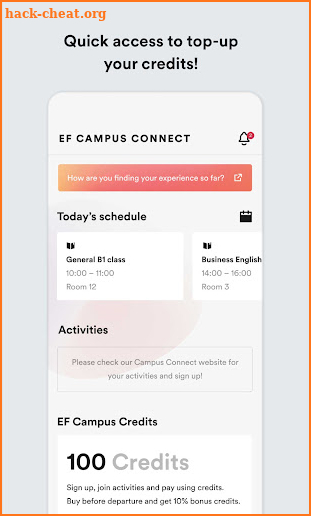 EF Campus Connect screenshot