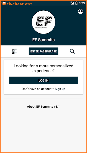 EF Summits screenshot